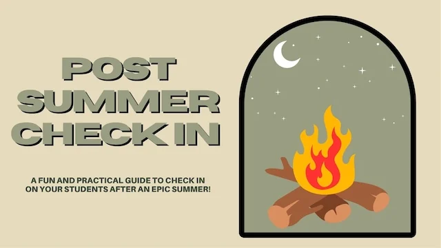Post Summer Check In